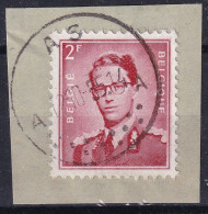 Timbre Belge ROI KING TYPE MARCHAND CACHET AS  As, Parfois Asch-en-Campine - Used Stamps