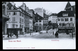 14441 - SUISSE - GRUSS Aus BASEL KOHLENBERG  - Dos Non Divisé - Basel