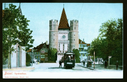 14442 - SUISSE - BASEL - Spalenthor  - Dos Non Divisé - Basilea