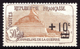 167 - 50c+50c  Orphelins Surchargé - Neuf N** - TB - Unused Stamps