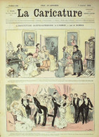 La Caricature 1882 N°106 Institution De Ste-Catherine Robida Vie Dnas Les Brasseires Bach Loys - Magazines - Before 1900