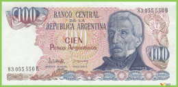 Voyo ARGENTINA 100 Pesos Argentinos ND(1983) P315a(1) B368a 83.B UNC - Argentinien