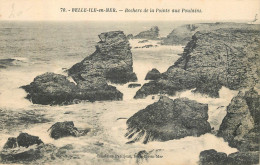 France Cpa Belle Ile En Mer Rochers De La Pointe Aux Poulains - Autres & Non Classés