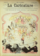 La Caricature 1882 N°107 Mille Et Une Nuits Robida Loys Gino - Zeitschriften - Vor 1900