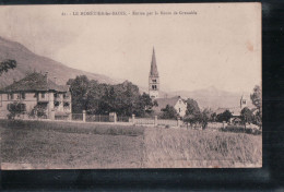 Cpa 05 Le Monétier Les Bains Entrée Par La Route De Grenoble - Altri & Non Classificati