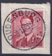 Timbre Belge ROI KING TYPE MARCHAND CACHET OUDENBURG - Used Stamps