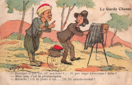 Illustration Chagny à Alger - Le Garde Chasse (et Le Photographe) Carte De 1924 - Chagny