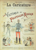 La Caricature 1882 N°109 Victimes Du Pantalon Rouge Draner Marchande De Poisson Loys - Riviste - Ante 1900