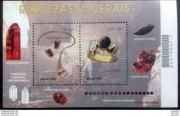 D653  Minerals - Brasil Bloc 2001 MNH - 2,25 - Mineralen