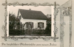 13850563 Arlesheim BL Wohnhaus Glueckwunschkarte  - Autres & Non Classés