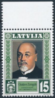 Mi 512 ** MNH / 2nd Latvian President Gustavs Zemgals / Head Of State - Lettland