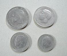 Monnaie.17. Cinq Monnaies. 10, 5, 2 Et 1 Drachma, 1968 Et 1966 - Grecia