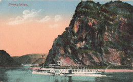 TRANSPORTS - Loreley Felsen - Colorisé - Carte Postale Ancienne - Autres & Non Classés