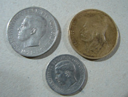 Monnaie.19. 2 Drachma 1971 Et 1976 Et 50 Lepta 1967 - Grecia