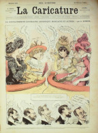 La Caricature 1882 N°113 Confraternité Artistique Littéraire Robida M Grippeliard Trock - Tijdschriften - Voor 1900