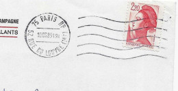 Redresseuse Toshiba De Paris RP - Rue Du Louvre - Enveloppe Entière - Mechanical Postmarks (Other)