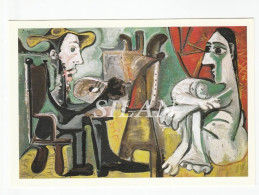Postal Picasso, El Pintor Y La Modelo 1963, Museo Picasso Barcelona 2002 - Peintures & Tableaux