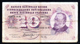 659-Suisse 10fr 1968 Série 56M - Svizzera