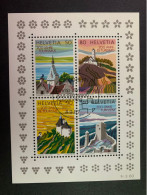 Schweiz 1987 Tourismus Mi. Block 25 - Usados