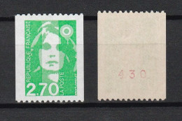 Timbre Roulette France 1996 Marianne De BRIAT Bicentenaire 2f70 N° Rouge Au Verso Yt:FR 3008a, Un:FR 2983a - Coil Stamps