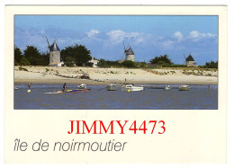 CPM - ILE DE NOIRMOUTIER - LA GUERINIERE - Les Moulins Et La Plage - Edit. D'Art " JACK " Louannec - Ile De Noirmoutier