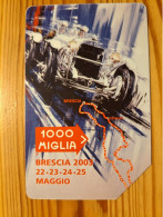 Phonecard Italy - 1000 Miglia, Car - Pubbliche Pubblicitarie