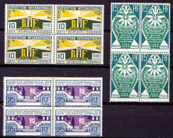 210 - 211 - 212 - 3 Blocs De 4 Exemplaires - Neufs N** - TB - Unused Stamps