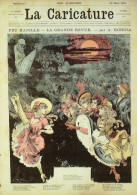 La Caricature 1882 N°117 Feu Mabille La Danse Robida - Zeitschriften - Vor 1900