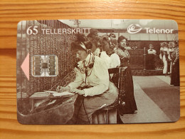 Phonecard Norway, N-89 - Historic Photo, Telephone - Norvegia
