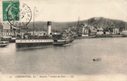 TRANSPORTS - Bateaux - Paquebots - Cherbourg - Le "Le Majestic" Sortant Du Port - L L  - Carte Postale Ancienne - Steamers
