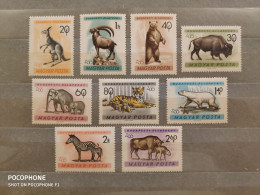 1961	Hungary	Animals (F91) - Unused Stamps