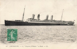 TRANSPORTS - Bateaux - Paquebots - Le "Le Konprinz Wilhelm" En Rade - L L - Carte Postale Ancienne - Passagiersschepen