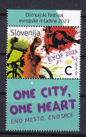SLOVENIA  2023,EUROPEAN YOUTH OLYPIC FESTIVAL,EYOF MARIBOR 2023,WIGNETTE,MNH - Eslovenia