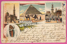 Ag2703 - EGYPT - VINTAGE POSTCARD  -  1899 - Other & Unclassified