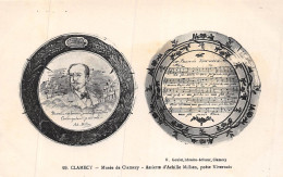 P-24-T.PL-383 : CLAMECY. ASSIETTE D'ACHILLE MILLIEN POËTE NIVERNAIS - Clamecy