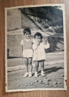 19315.   Fotografia D'epoca  Bambini In Posa Aa '40 Roma - 14x10 - Personas Anónimos