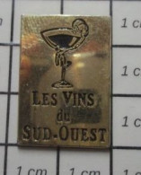 1618c Pin's Pins / Beau Et Rare / BOISSONS / LES VINS DU SUD-OUEST Variante Rectangulaire - Getränke