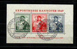 Block 1 Gestempelt Hannover, Exportmese, 1949 - Covers & Documents