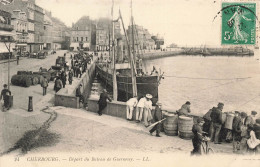 FRANCE - Cherbourg - Départ Du Bateau De Guernesey - L L - Bateau - Animé - Carte Postale Ancienne - Cherbourg