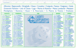 Calendarietto - Credito Cooperativo Provincia Di Ravenna - Anno 1999 - Formato Piccolo : 1991-00