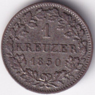 Bayern / Bavaria KM-799 1 Kreuzer 1850 - Monedas Pequeñas & Otras Subdivisiones