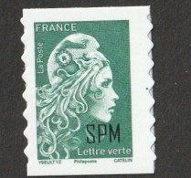 SAINT PIERRE ET MIQUELON 2023 Timbre MARIANNE L'Engagée  Issu Du Carnet LOGO PHILAPOSTE Neuf - Unused Stamps
