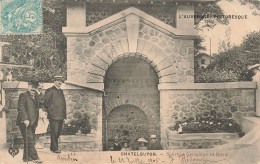 FRANCE - ChatelGuyon - Sources Germaine Et Deval - Vue Générale - Animé - Carte Postale Ancienne - Châtel-Guyon