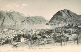 13828523 Lugano Lago Di Lugano TI E Monte San Salvatore  - Autres & Non Classés