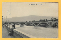 CPA ROMANS Sur ISERE Le Nouveau Pont - Peu Commune - Romans Sur Isere