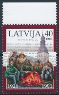 Mi 538 ** MNH / The Barricades, Latvian Regained Independence 10th Anniversary, Riga - Letland