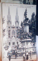 FRANCE MARSEILLE , Le Monument Des Mobiles & L' Eglise Saint Vincent De Paul TRAM, CPA ANIMEE  .N1920 JV6230 - Monuments
