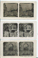 PHOTOS STÉRÉOSCOPIQUES - Opéra - Ballets - Lot De 3 Vues - Stereoscopic