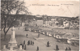 FR66 BANYULS SUR MER - Bf Chalon 9 - Place De La Loge - Barques De Pêche - Animée - Belle - Banyuls Sur Mer