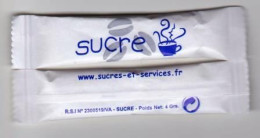 Stick De Sucre Bûchette " SUCRE " Sucres Et Services (scann Recto-verso) [S150]_Di242 - Suiker